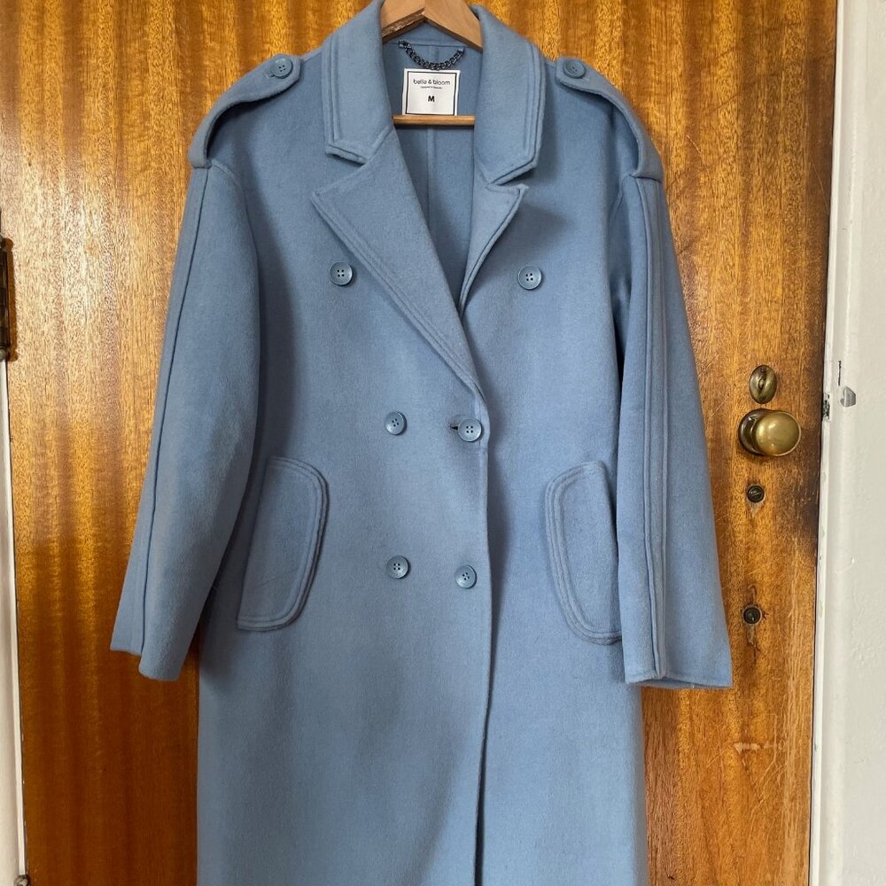 Belle + Bloom  Oversized Trench Style Wool Coat